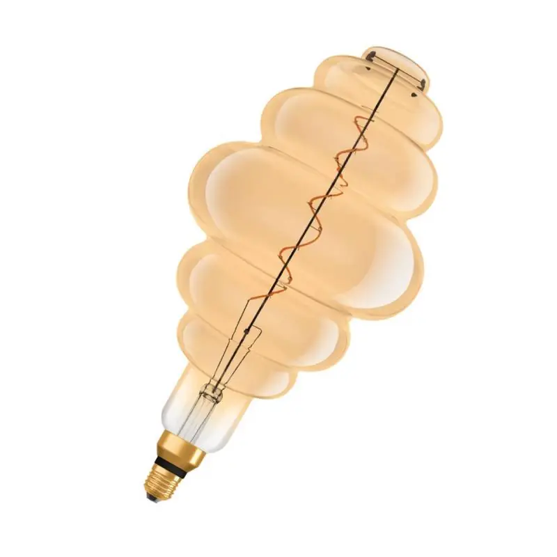 Ampoule LED 1906 Nest Gold Vintage Osram – E27 – 4,8W – Verre doré – Dimmable Quantité Limitée