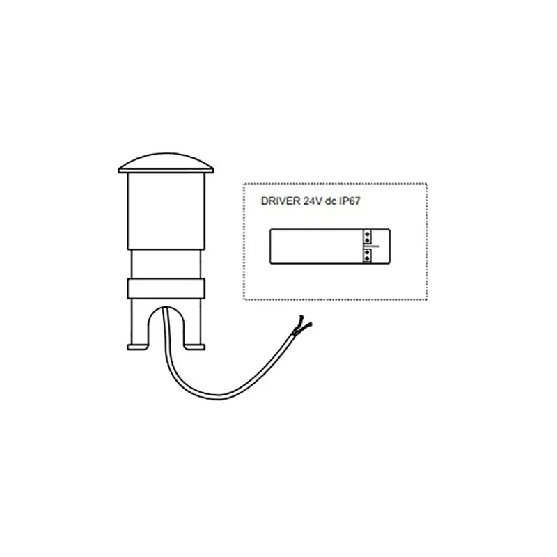 Alimentation pour LED encastrable KANE Faro - 3W - 220/240V - Variable Nouvelle Collection