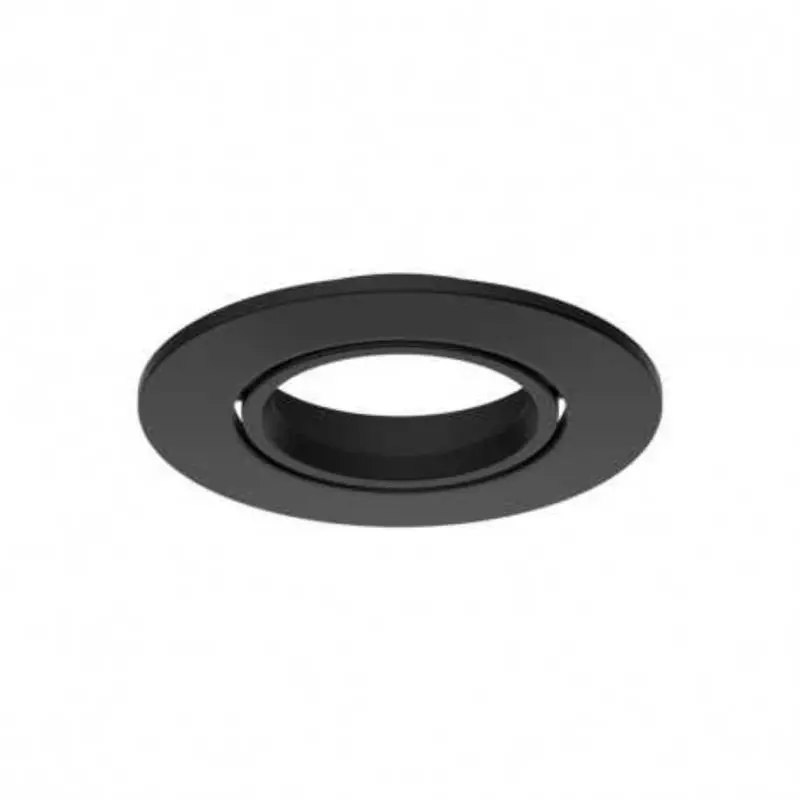 Collerette ronde inclinable pour spot Éclat II Miidex - Ø82 mm - Noir Acheter Direct
