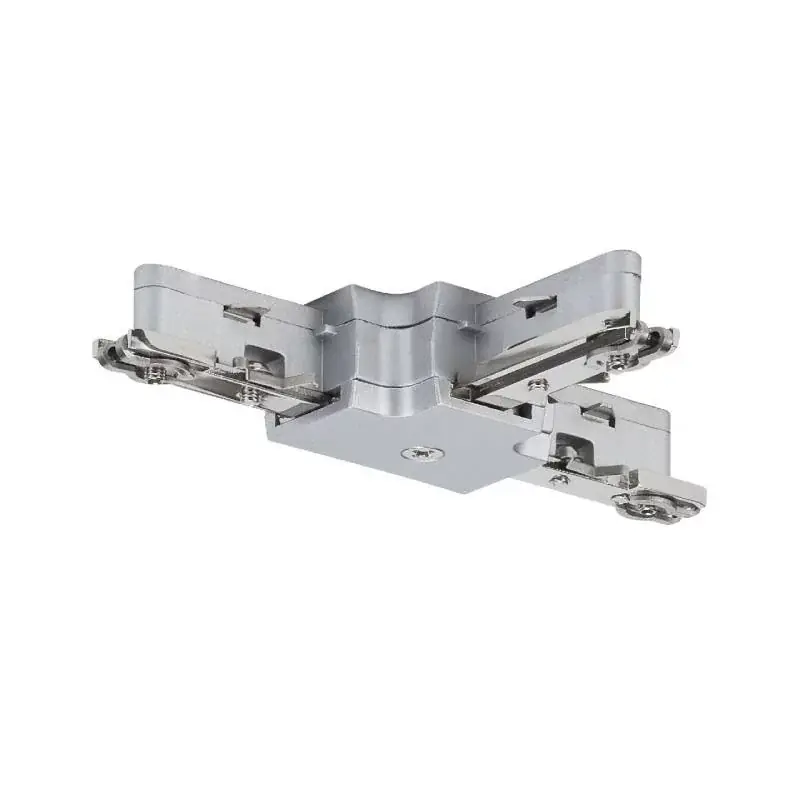 Connecteur en T Light&Easy URail Paulmann - Chrome - 1000W max Haute Qualité