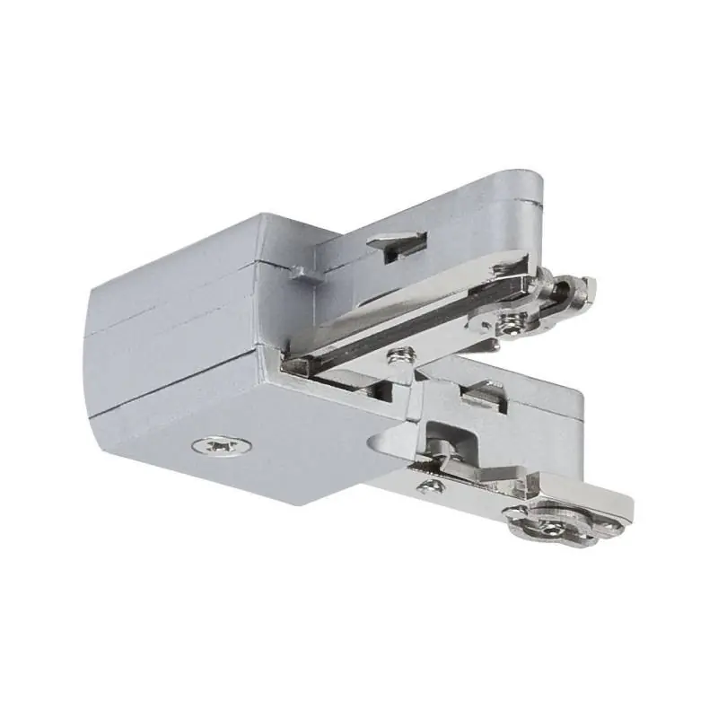 Vente Flash Connecteur en L fixe URail Paulmann - 1000W max - Chrome mat