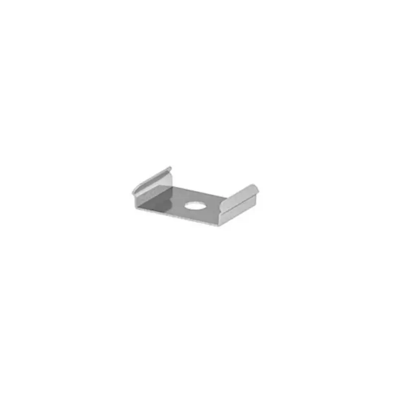 Satisfait Ou Remboursé Lot de 2 clips de montage Grazia 10 SLV - Pour profilé plat GRAZIA - Inox