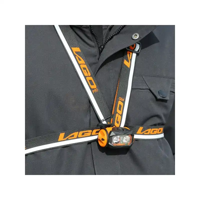 Prix Promo Lampe pectorale Lago LPR2.0 2 faisceaux - 150Lm - IP54 - Autonomie 300h