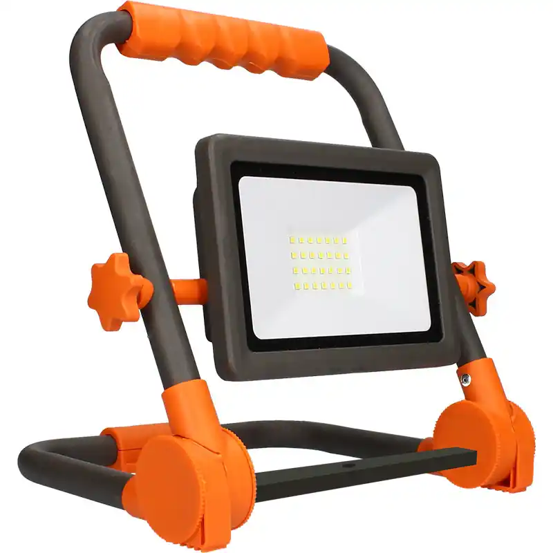 Projecteur pliable à poser Série T Arlux - 30W - IP65 - Anthracite/Orange Authentique
