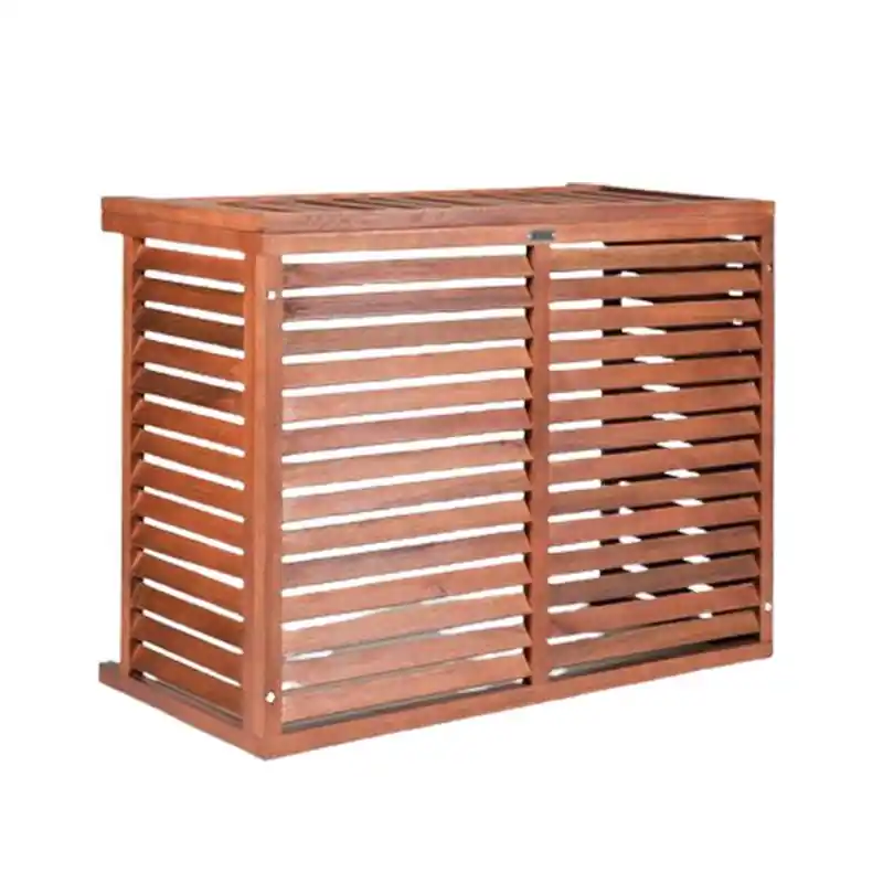 Achat Immédiat Cache clim et pompe à chaleur – Taille M- Bois – Decoclim