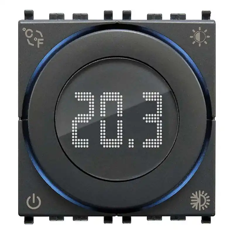 Thermostat roulette IoT 2M Vimar – Gris Acheter Direct