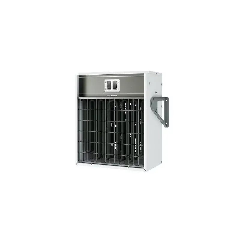 Aérotherme Aérofixe digital 9/6 Kw - 400V Tri+N - Blanc & gris Artisanat