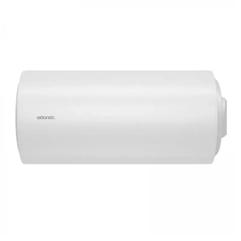 Chauffe-eau électrique horizontal mural Chaufféo Atlantic - Résistance blindée - 200L - 2000W - Blanc Fait Main