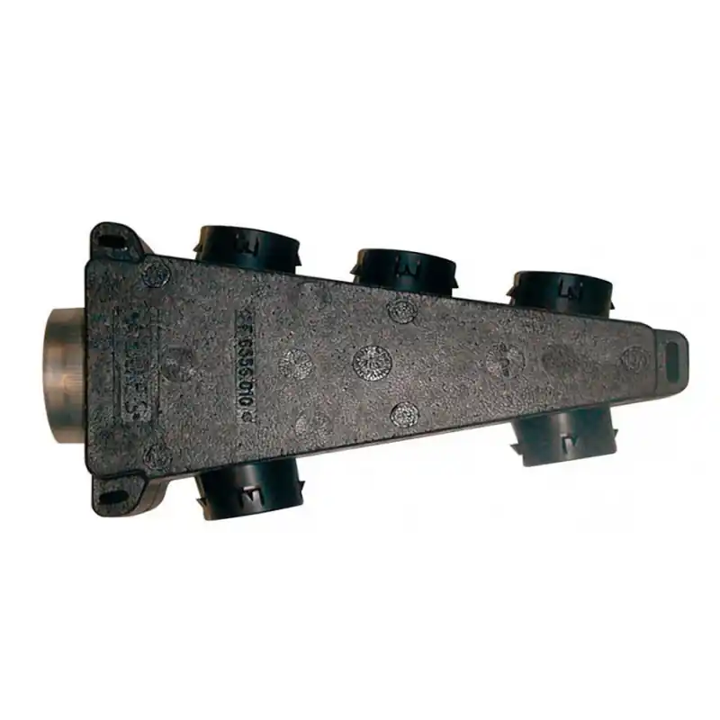 Caisson répartiteur triangulaire Isolé T.Flow Flexigaine - 1xD125 / 6xD80 Quantité Limitée