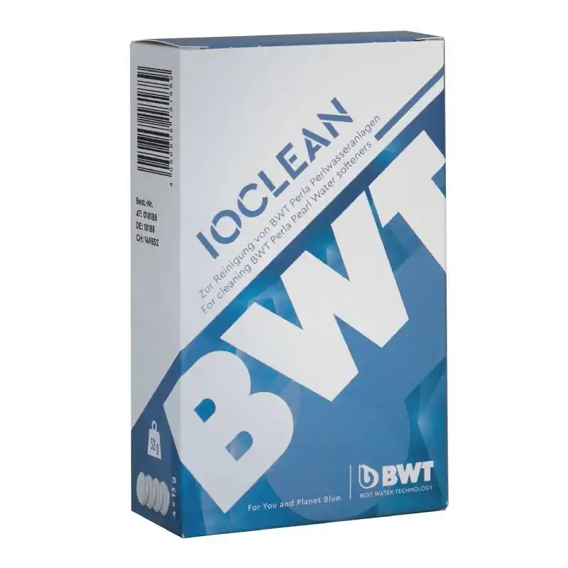 Boite de 4 pastilles nettoyantes IOCLEAN BWT - pour adoucisseurs Perla Achat Immédiat