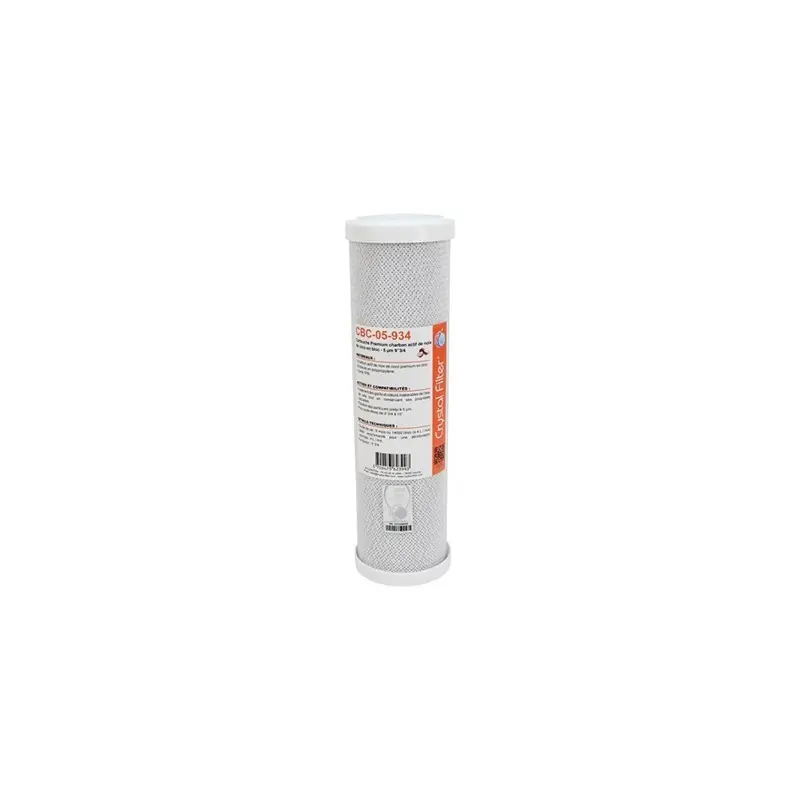 Cartouche CBC-05-934 Premium - Charbon - 9”3/4 - 5 µm Petit Prix