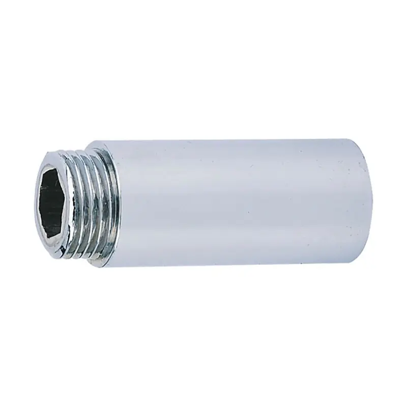 Rallonge de robinet - Mâle/Femelle - Ø3/4” - Longueur 50mm - Laiton chromé Vente Directe