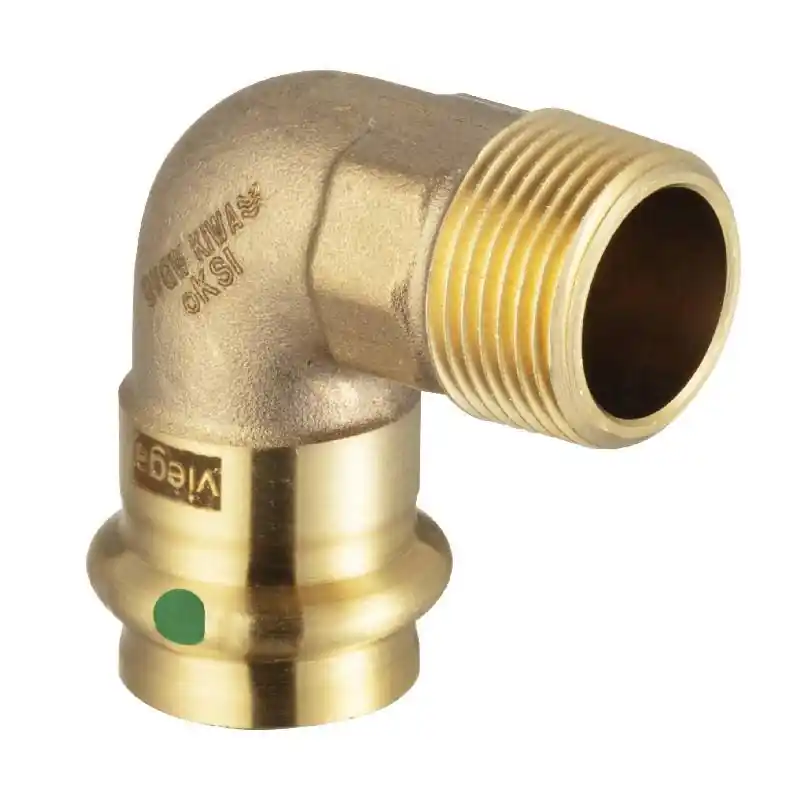 Livraison Gratuite Coude de transition 90° bronze FM Sanpress Viega