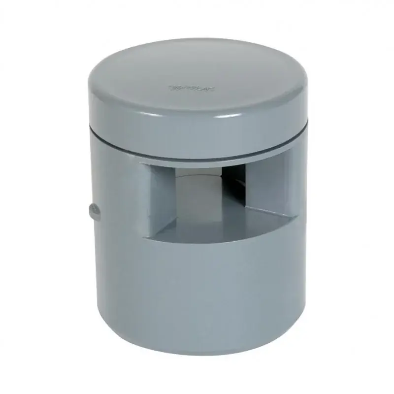 Clapet aérateur équilibreur de pression SAV sans DTA Nicoll - Ø 100/110mm - PVC - Gris Haute Qualité