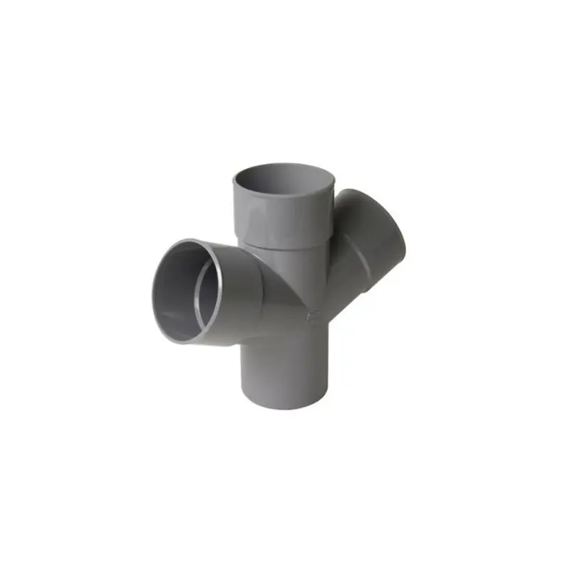 Raccord évacuation - Culotte double - Mâle/femelle - 67°30 - ø100mm Marque