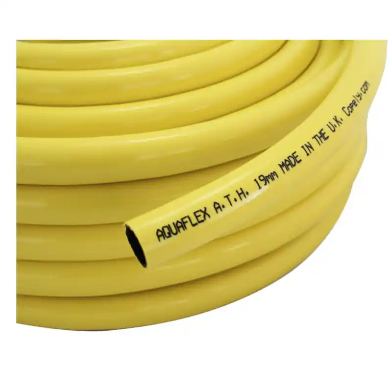 Authentique Tuyau PVC flexible RS Pro - Renforcé - Eau - Jaune - 25m - 19mm