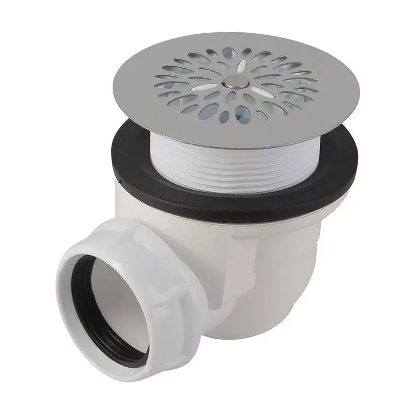 Bonde de douche gres à visser / à coller sortie horizontale ø60 Vente Flash