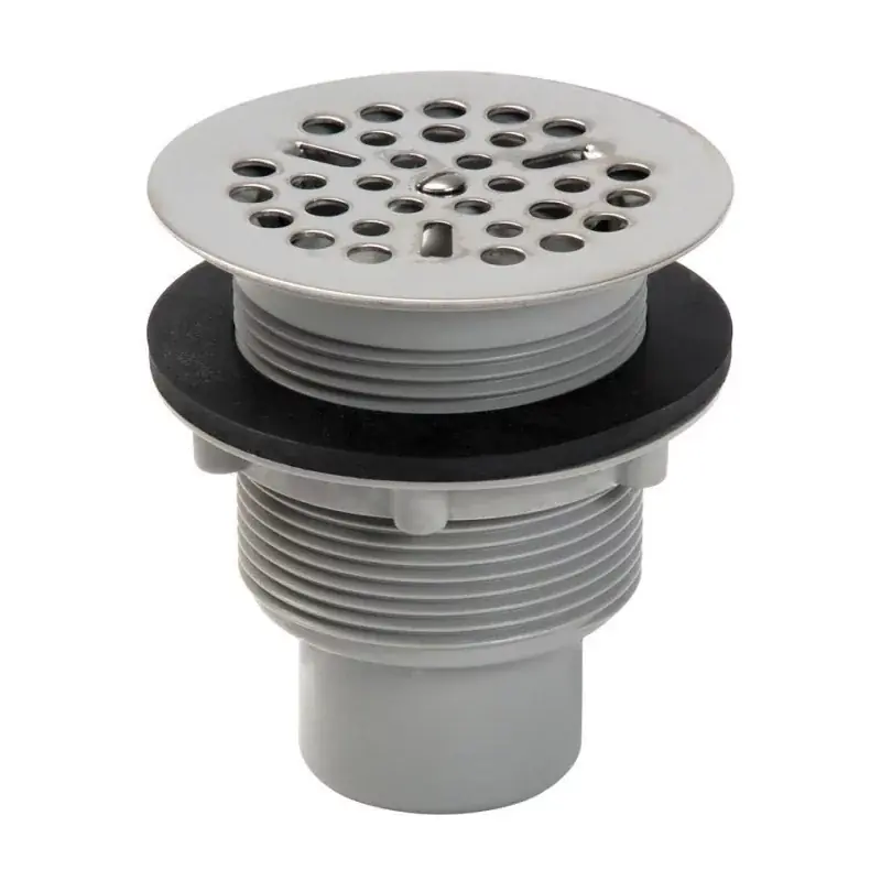 Solde Bonde siphoïde pour receveur de douche Nicoll -Sortie verticale Ø 32/40mm - Grille inox - PVC-C