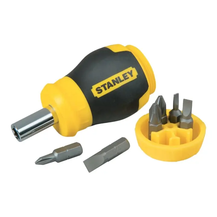 Tournevis Stanley 6 embouts de vissage / PH Expédition Rapide