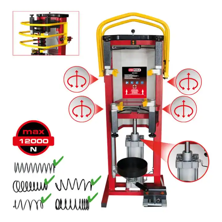 Super Prix Compresseur d'air comprimé KS Tools pour ressort de support, max. 10 bar
