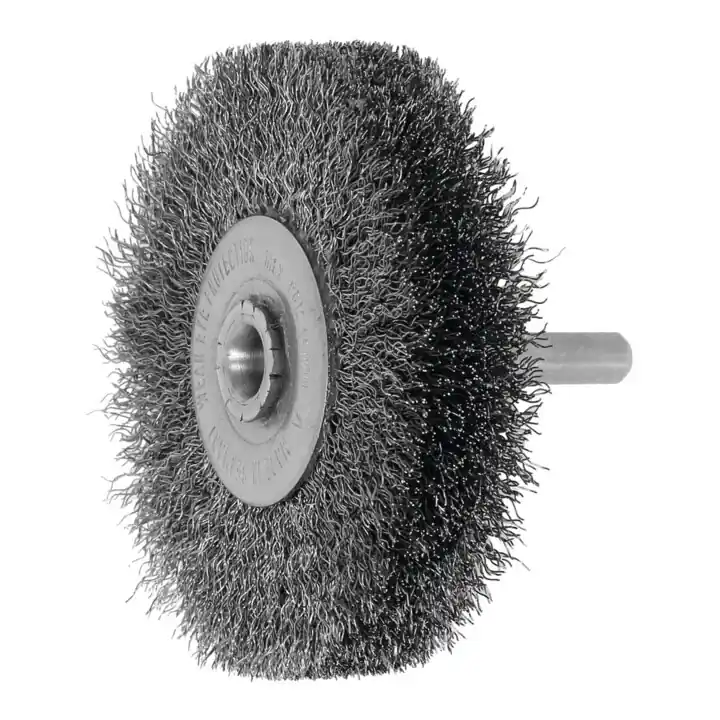 Lessmann Brosse circulaire sur tige Tout INOX 0,20 mm,⌀ brossexlargeur brosse: 70X16 mm Prix Bas