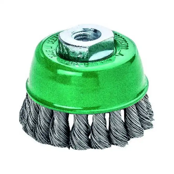 Original Lessmann Brosse à casserole V4A M14 torsadée 65×0,5mm
