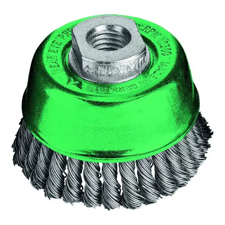 Lessmann Brosse à casserole en acier inox tressé 65×0,5mm poils 30x6mm fil tressé Satisfait Ou Remboursé