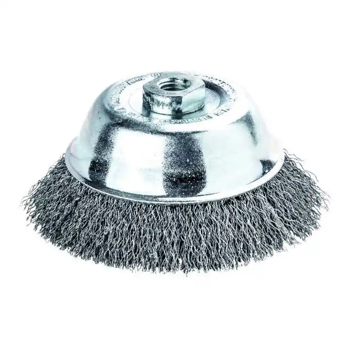 Lessmann Brosse boisseau Fil d’acier 0,35 mm,⌀ brosse: 80 mm Offre Limitée