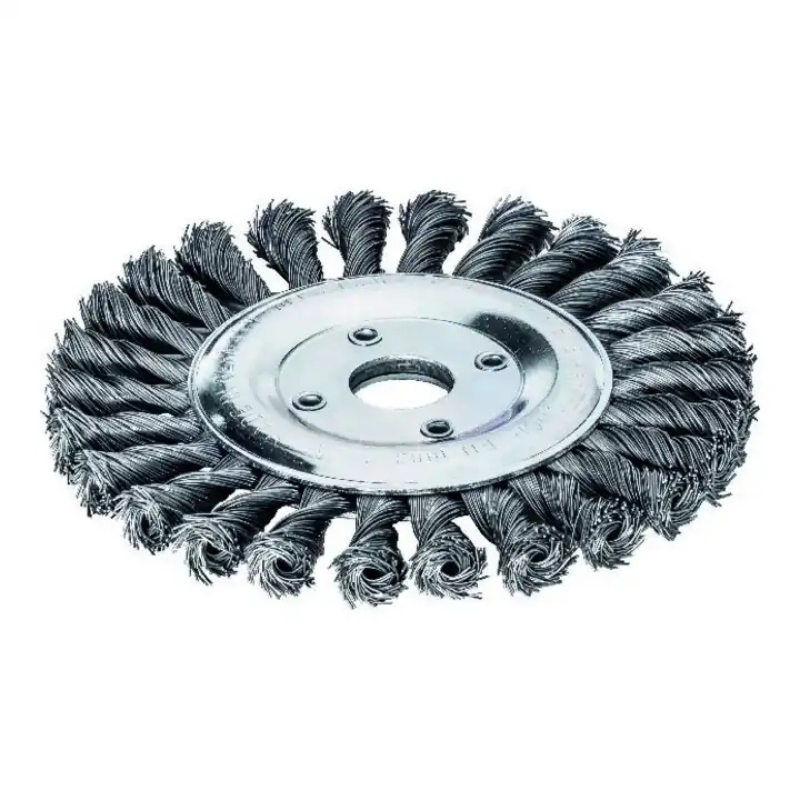 Affaire À Saisir Lessmann Brosse circulaire Fil d’acier 0,50 mm,⌀ brosse x⌀ alésage / Filetage: 115X22 mm