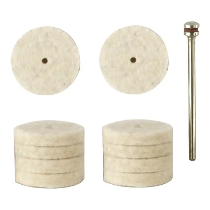 Proxxon Disques en feutre, 22 mm, 10 pièces + 1 support Bon Plan