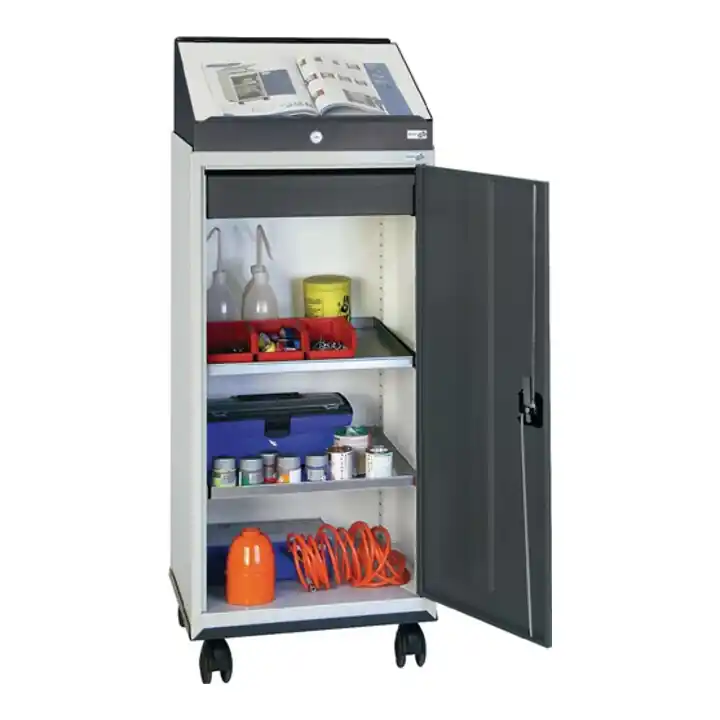 Offre Du Jour Jeu d&rsquo;armoire à outils avec pupitre rapporté H1310xl500xP500mm