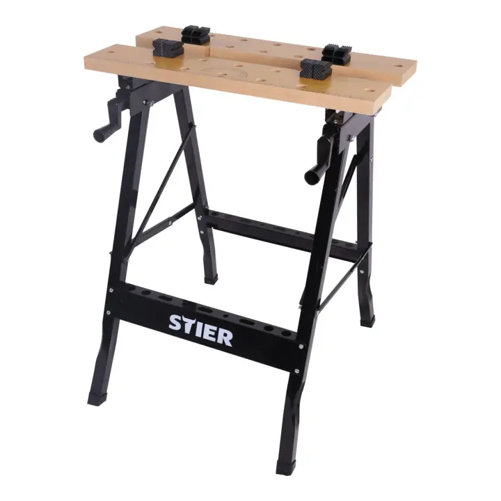 Must-Have Plan de travail et table de serrage repliable STIER, 100 kg