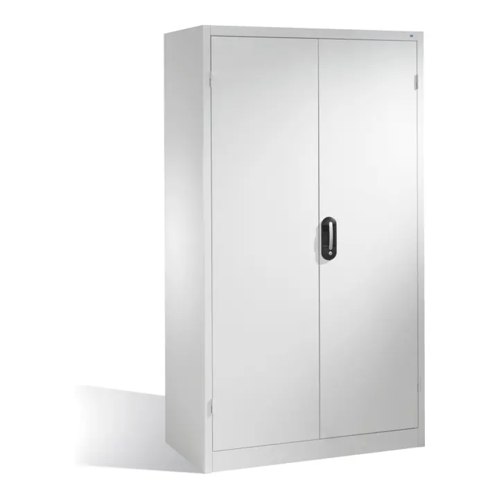 Armoire à bacs C+P avec 97 bacs à bec et 3 tiroirs, H1950xL1100xP535mm Façade gris clair Corps gris clair Affaire À Saisir