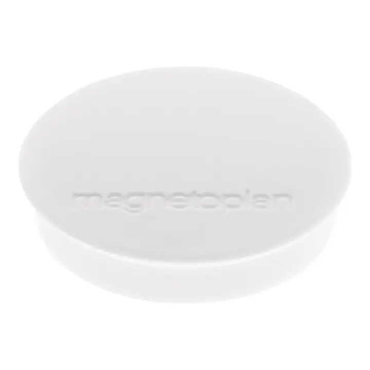 aimant Basic D. 30 mm blanc MAGNETOPLAN Artisanat