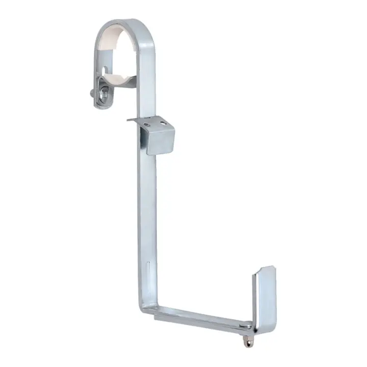 ALBA-KRAPF Support de jardinière pour balcon, pour rambarde ronde, galvanisé Remise