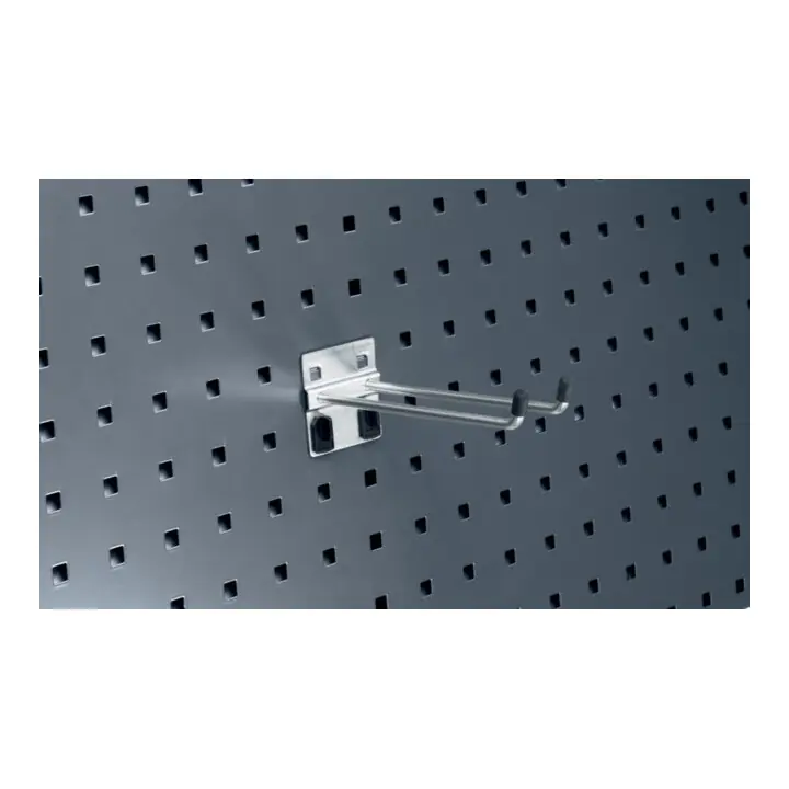 Haute Qualité bott Crochet double B20xP50xH60xD6 mm pour panneaux perforés