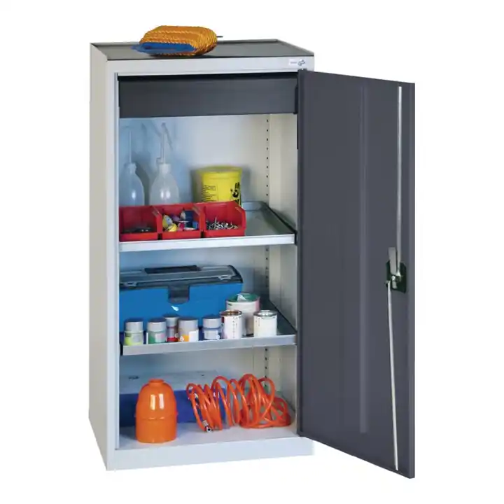 Armoire d&rsquo;outillage/Servante de machine H1000xl500xP500 mm 1 tiroir, 2 tablettes Paiement Sécurisé