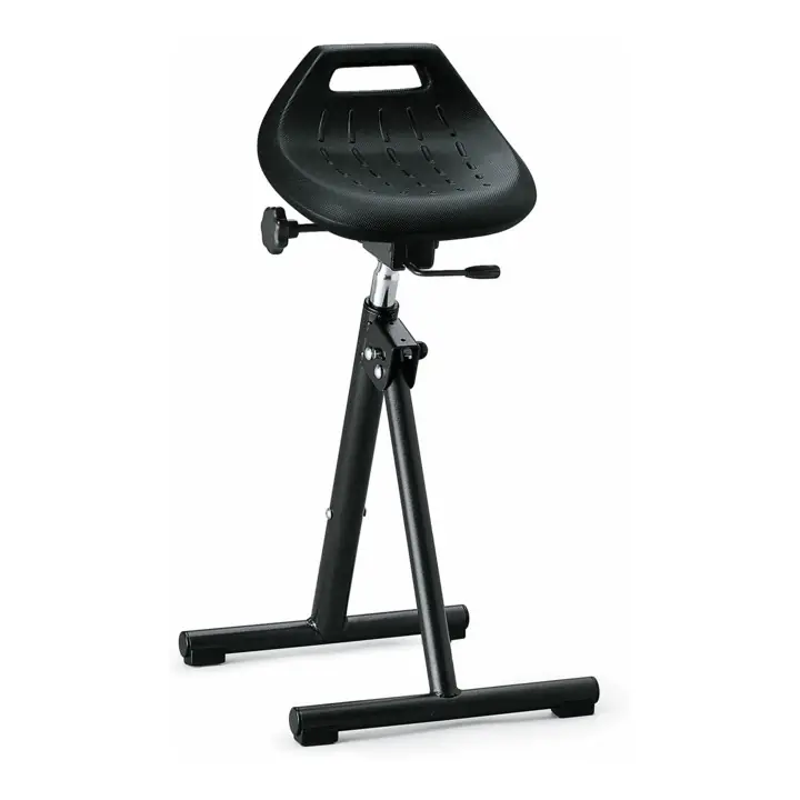 Livraison Express Siège assis-debout mousse intégrale H. d'assise réglable 650-850 mm tube en acie