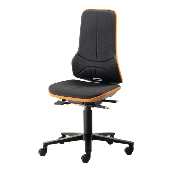 Artisanat Chaise d'atelier pivotante Neon rouleaux sans élément rembourrage gris 450-620 m