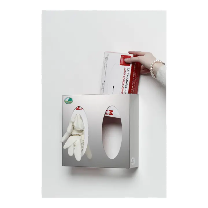 Support mural pour gants ou mouchoirs, double Var Pas Cher