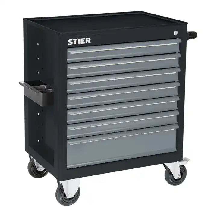 Servante d'atelier vide STIER, BLACK-Edition Nouvel Arrivage