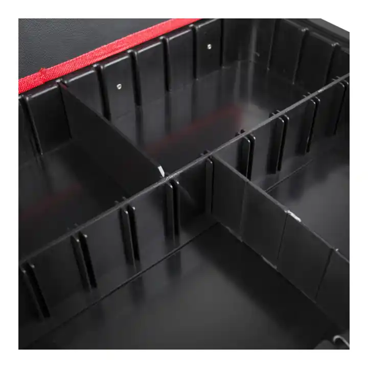 Promotion Saisonnière Séparateur de tiroirs en plastique STIER, 4 unités, pour valise à outils Basic vide STIER
