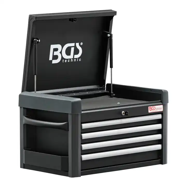 Promotion Saisonnière BGS fixation pour chariot d'atelier PROFI 4 tiroirs vide
