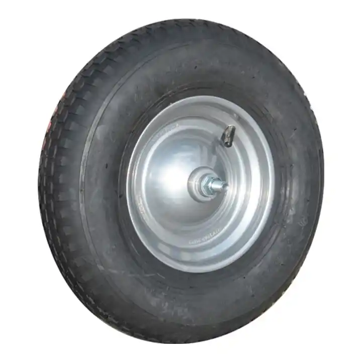 Marque Roue gonflable avec axe et roulement à billes D.roue 400 mm l. roue 100 mm