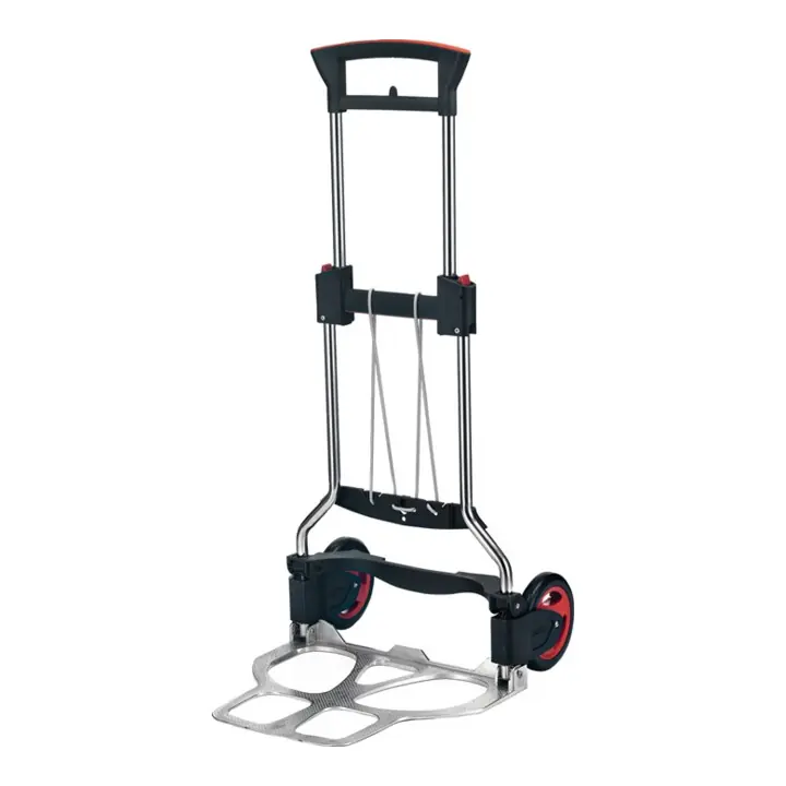 Diable de transport pliable acier inoxydable aluminium H. 1130 mm L. pelle 410xl Vente Flash