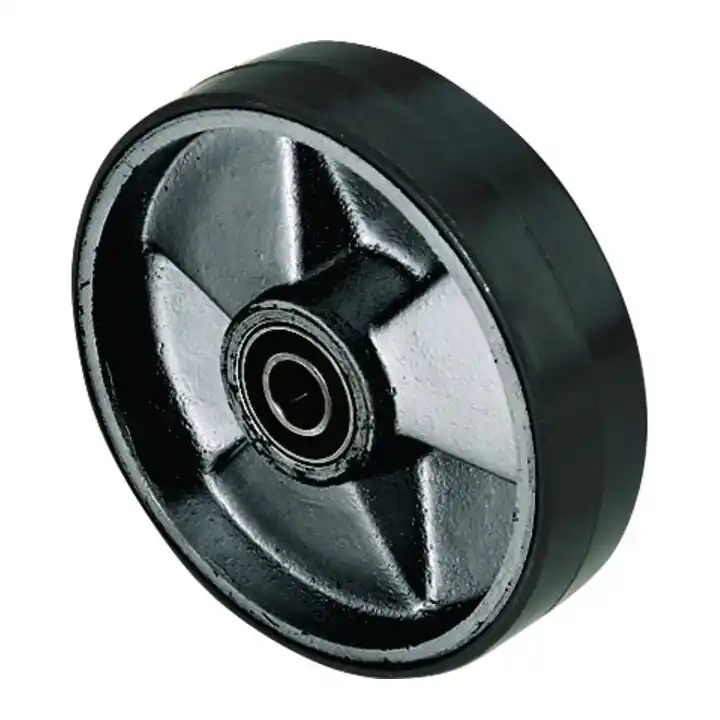 Garantie Incluse Volant polyuréthane L.moyeu 43 mm l.roue 50 mm D.roue 200 mm jante plastique