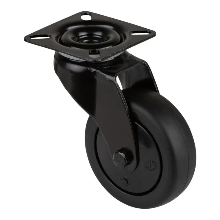 BS Rollen Roulette pivotante A800.A85.075 avec plaque, Ø 75 L 25mm, 60kg TPR Meilleur Prix