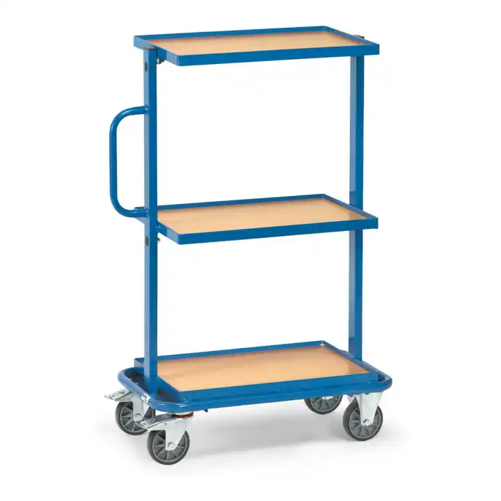 Expédié Aujourd’hui fetra Chariot d'appoint 32901 - avec tablettes - charge max. 200kg pneus TPE