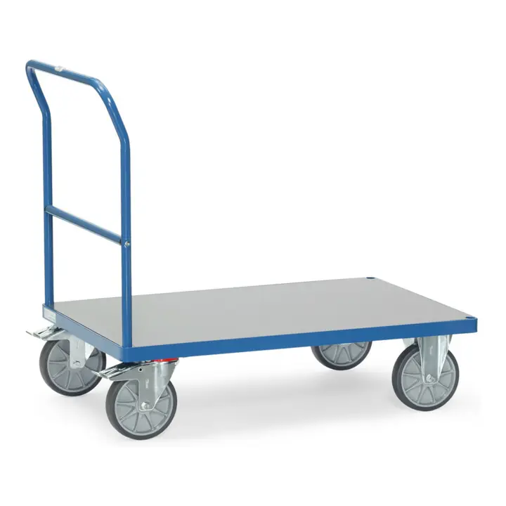 Meilleur Choix fetra Chariot à barre de poussée 2501 avec plate-forme en PVC dur