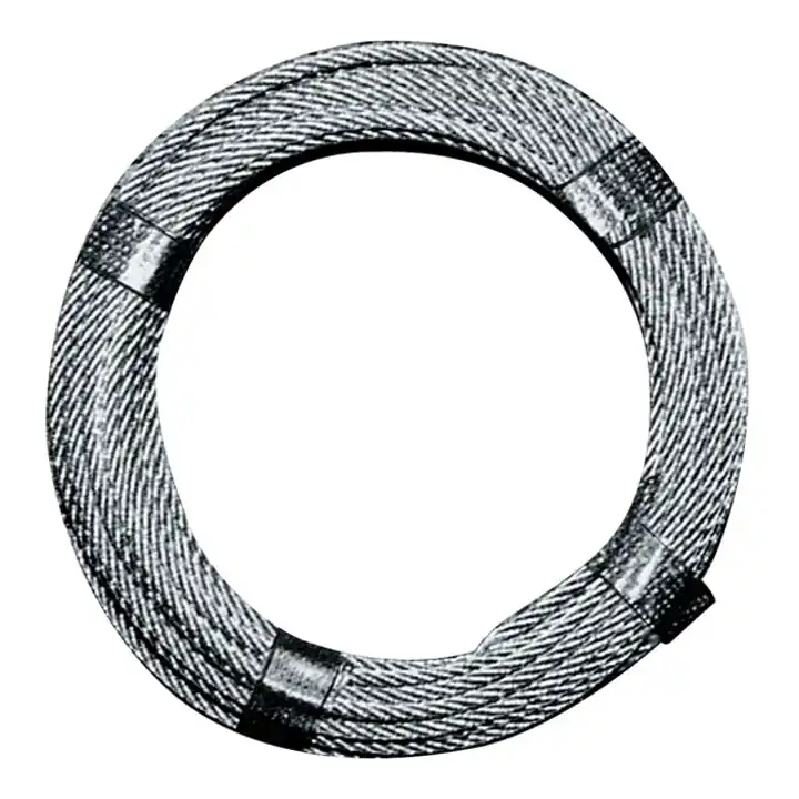 Produit De Marque Câble en acier D. 3,0 - 4,0 mm L. 170 m 6 x 7 + 1 FE charge de rupture min 5,28
